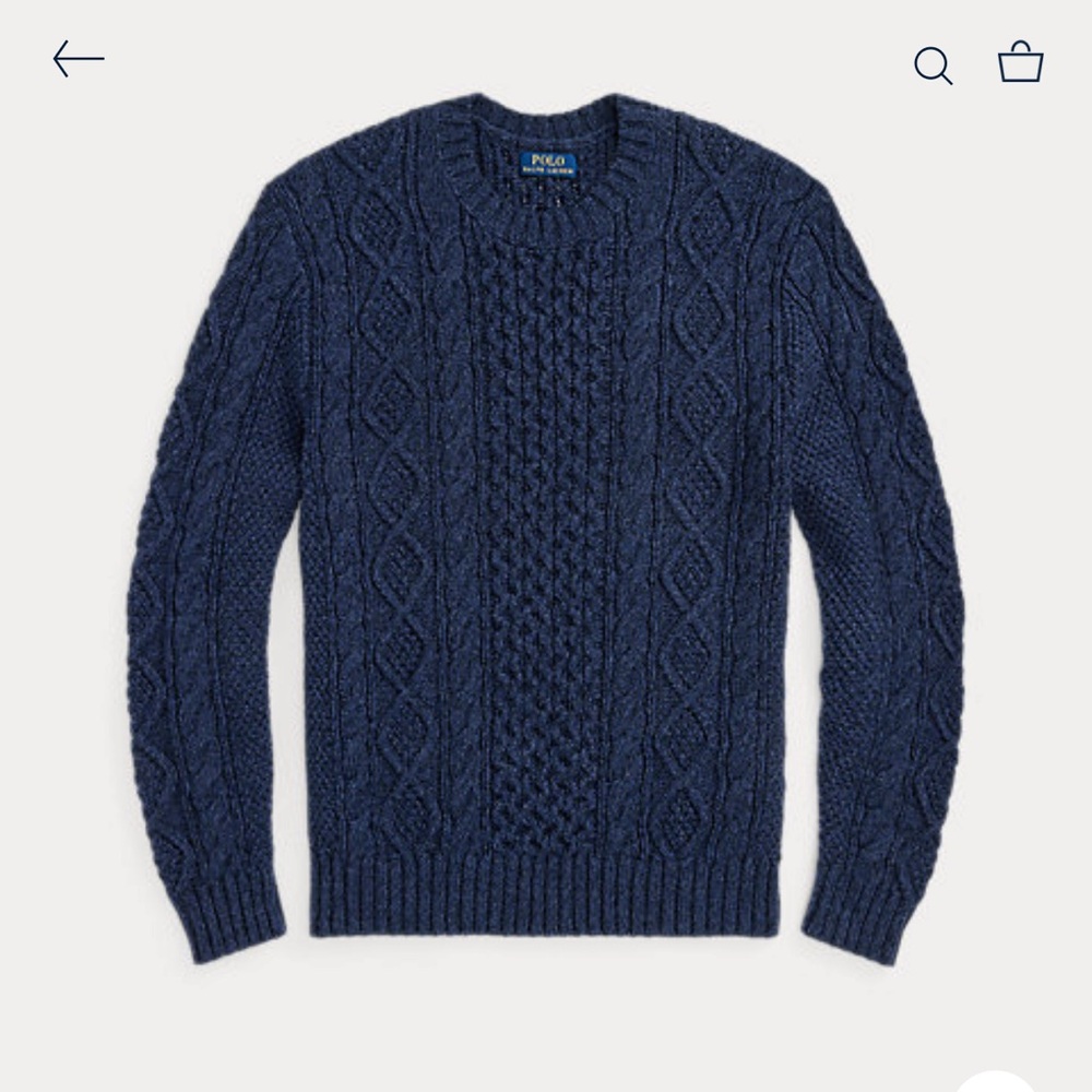 Ralph Lauren cotton fisherman’s sweater